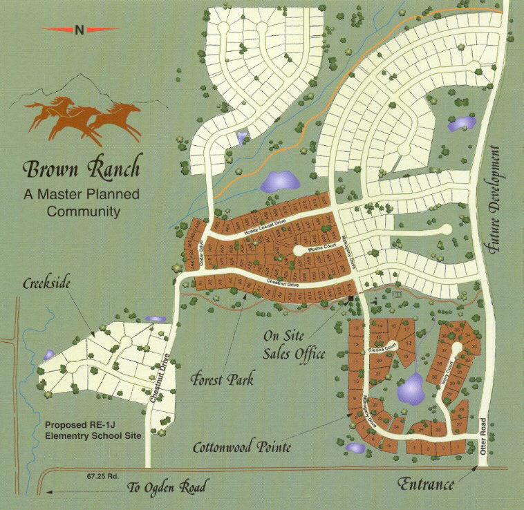 Plat of Brown Ranch